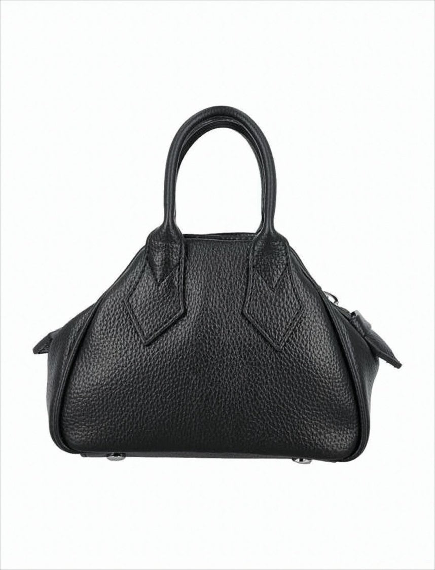 Vivienne Westwood Structured Trapezoidal Shoulder Bag With Metallic Emblem