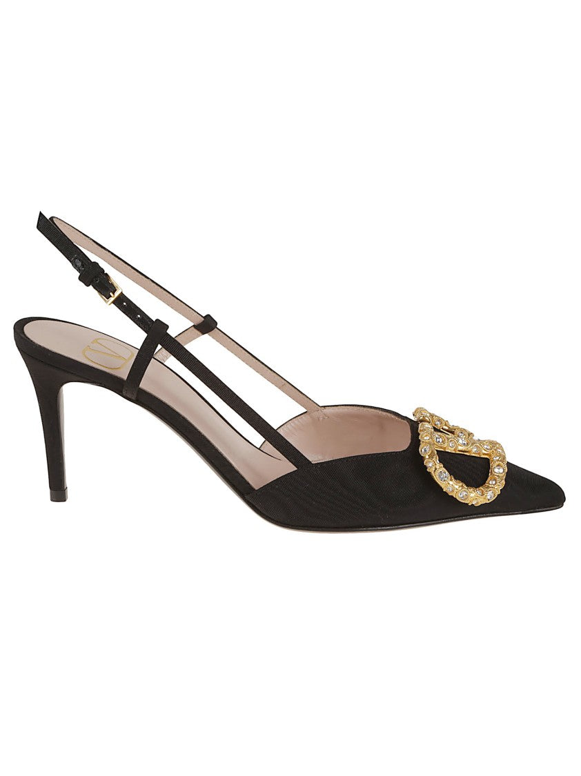 Valentino Garavani Satin Slingback Pumps