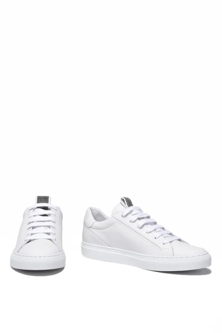 Brunello Cucinelli Leather Sneakers - White