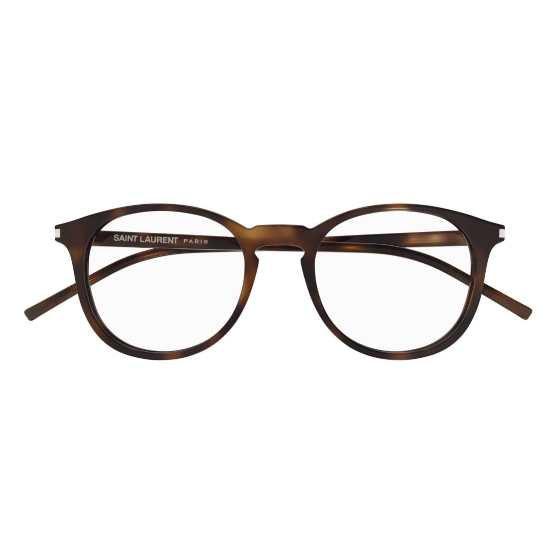 Saint Laurent Sl 106 Round Frame Tortoiseshell Eyeglasses