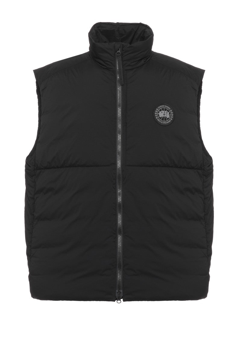 Canada Goose Padded Sleeveless Vest With High Neck And Quilted Design