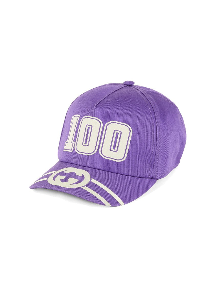 Gucci Gg Logo College Baseball Cap