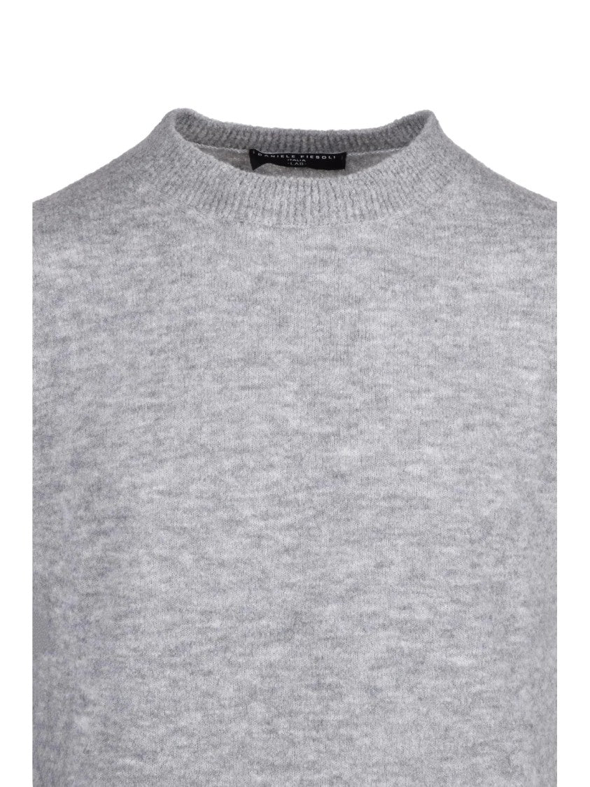Daniele Fiesoli Crewneck Pullover In Extrafine Merino Wool Blend