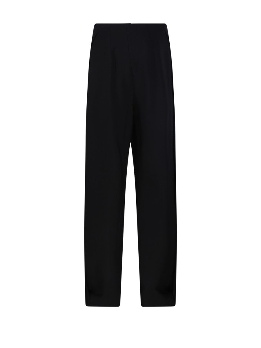 Max Mara High-Waisted Tailored Pants With Smooth Finish