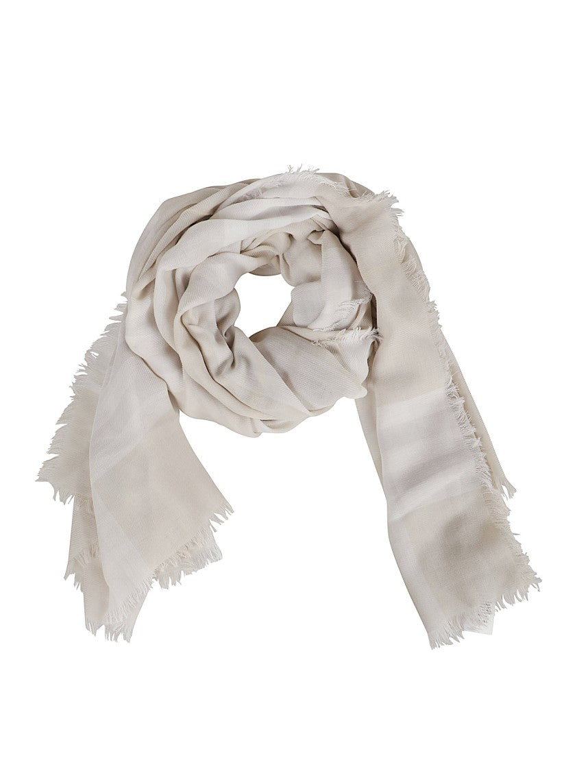 Burberry Powder Pink Check Scarf