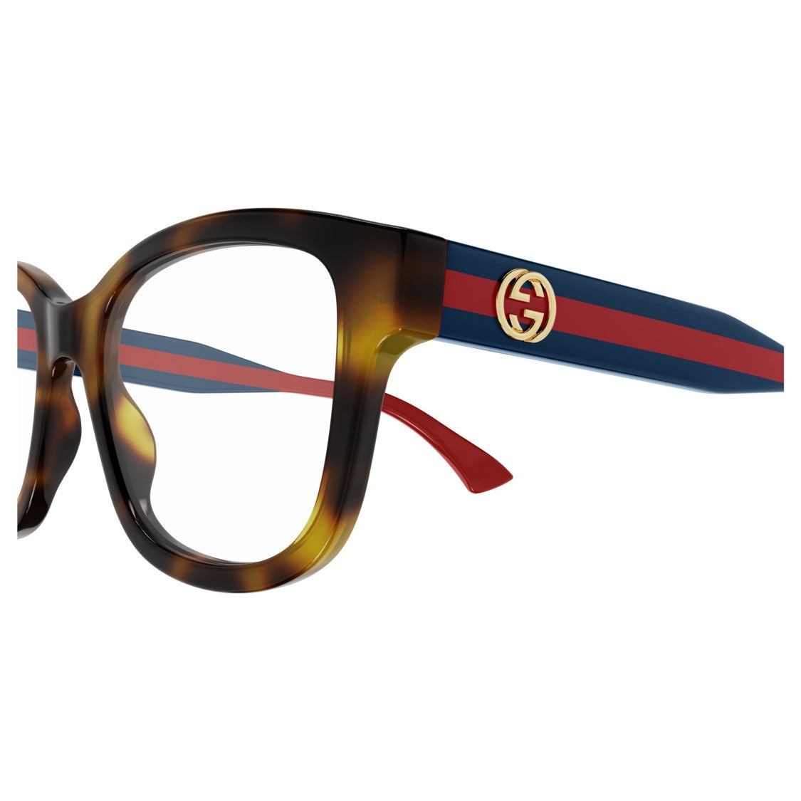 Gucci Gg1863o Square Tortoiseshell Frame Sunglasses