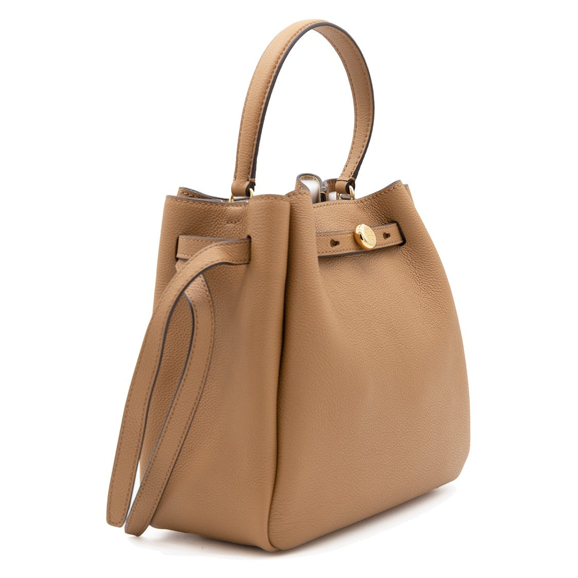 Tory Burch Textured Leather Romy Bucket Bag