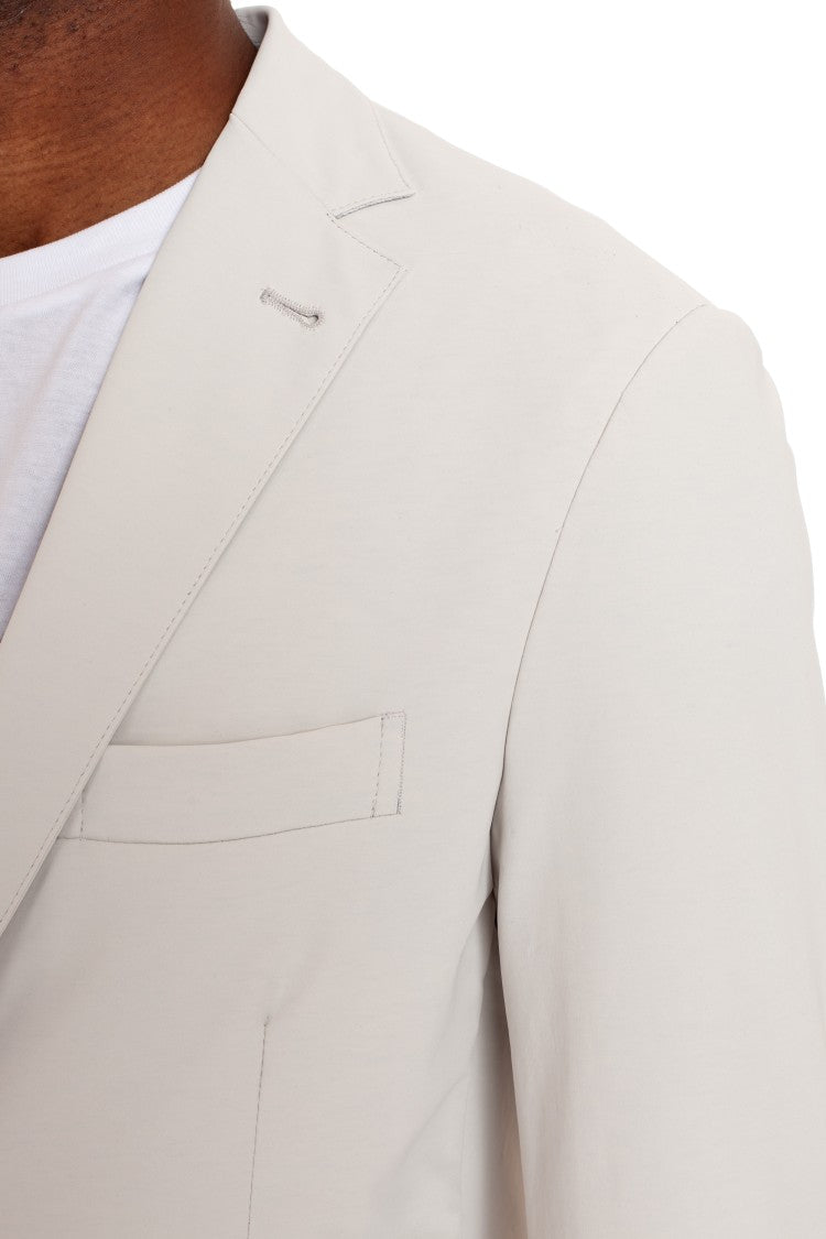 Eleventy Nylon Stretch Technical Jacket With Front Panel