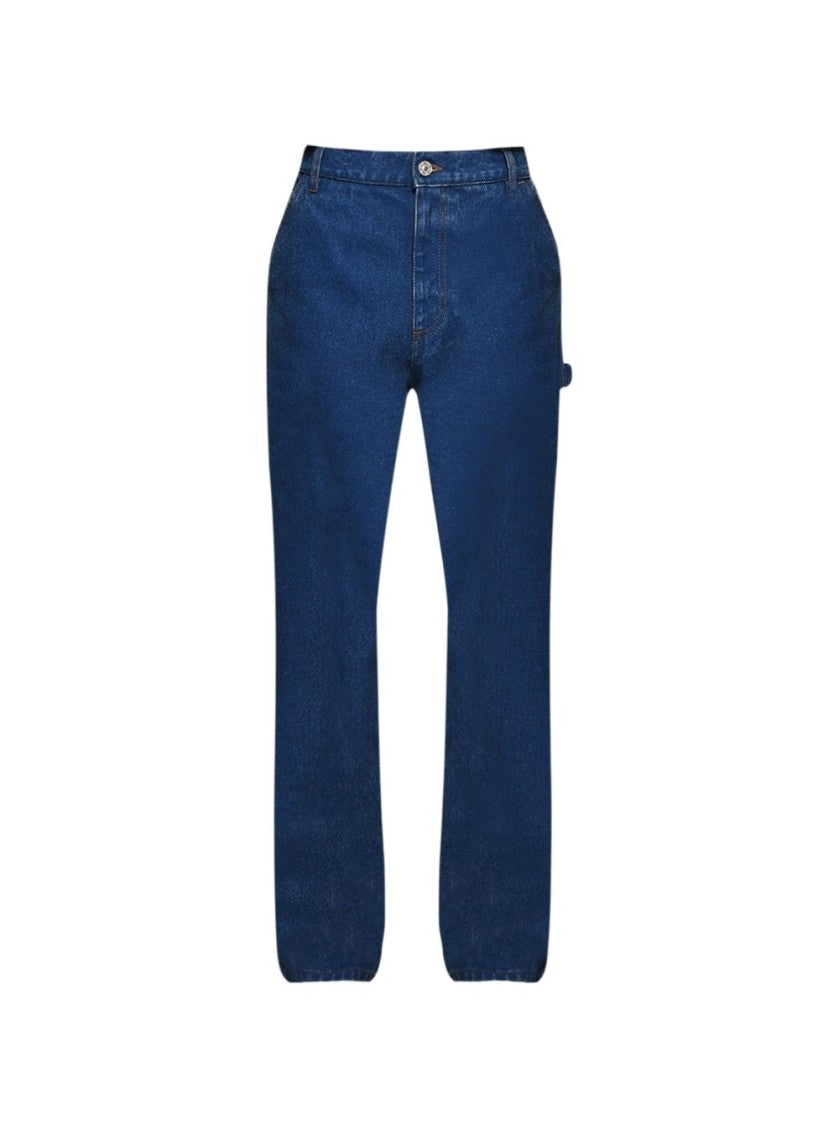 Marni Relaxed Fit Straight Leg Cargo Pants With Functional Pockets