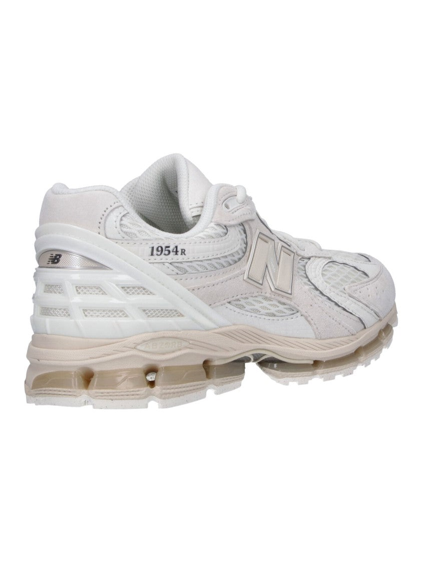 New Balance White 1954R Leather Sneakers