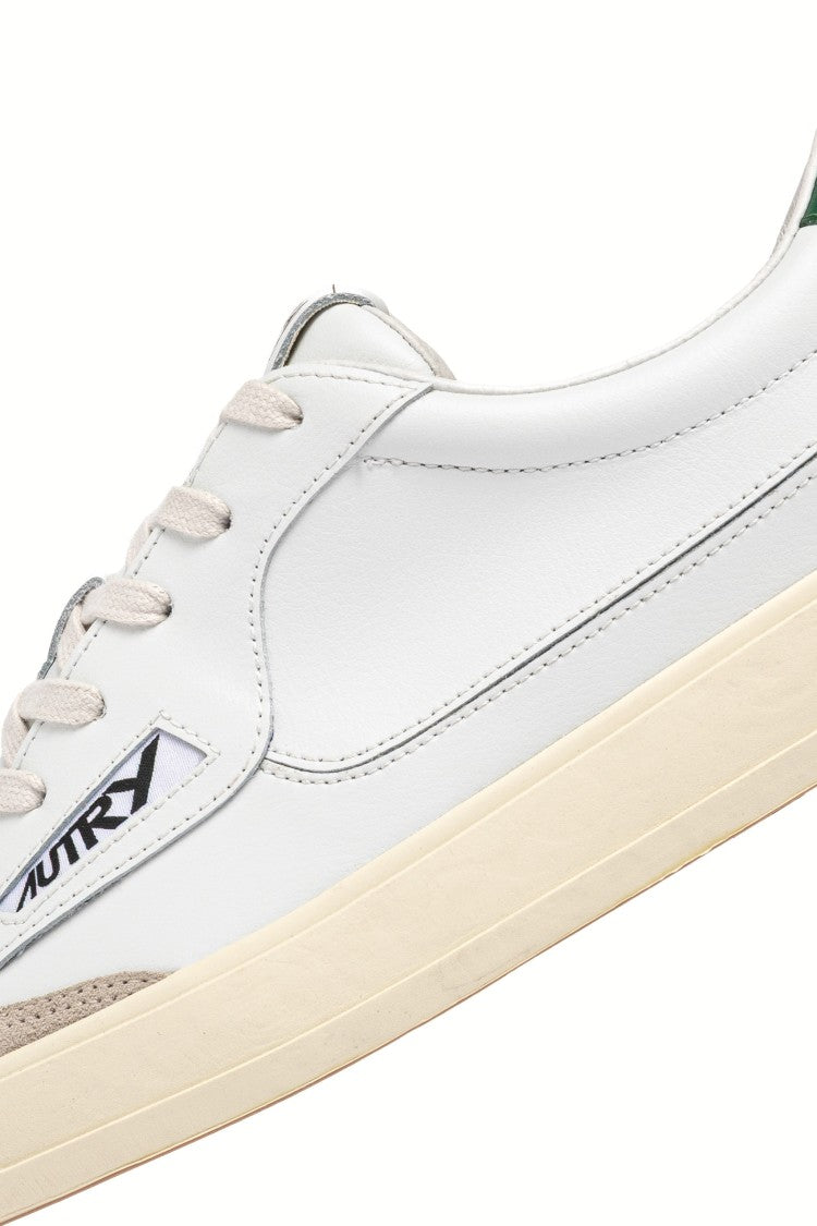 Autry Green Windscape Suede Leather Sneakers