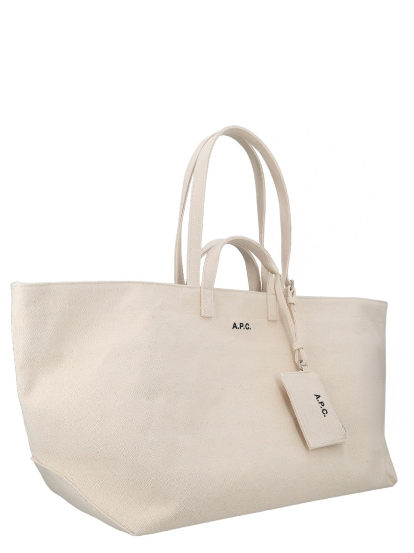 A.P.C. Le Drummer Dual Handle Cotton Tote Bag