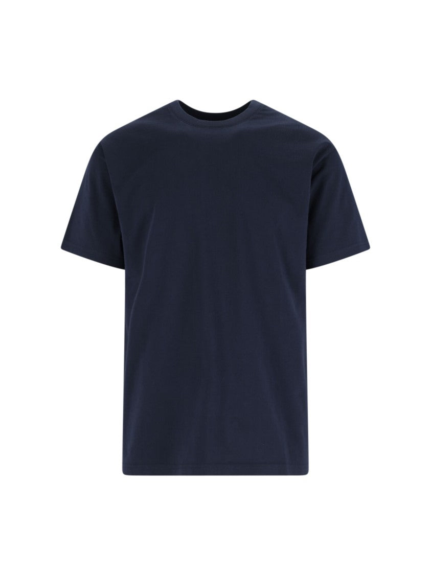 Givenchy Navy Cotton T-Shirt With Bold White Logo Print