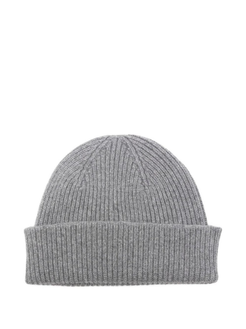 Paul Smith Ribbed Wool-Cashmere Blend Hat With Embroidered Patch