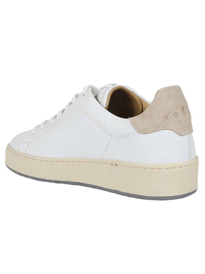 Hogan H672 White Leather Sneakers