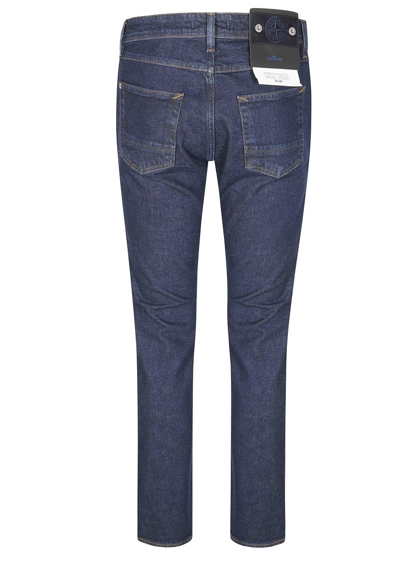 Stone Island Stretch Indigo Denim Jeans