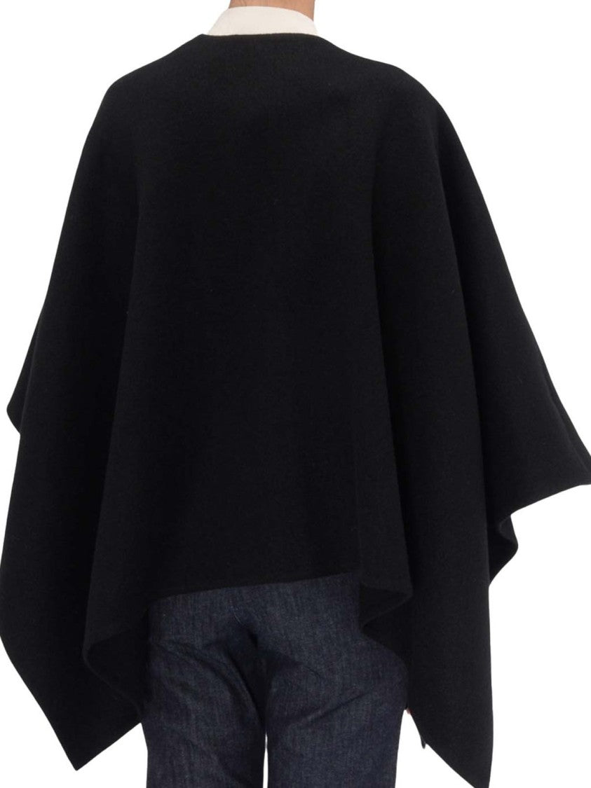 Max Mara Structured Cape With Asymmetrical Hem