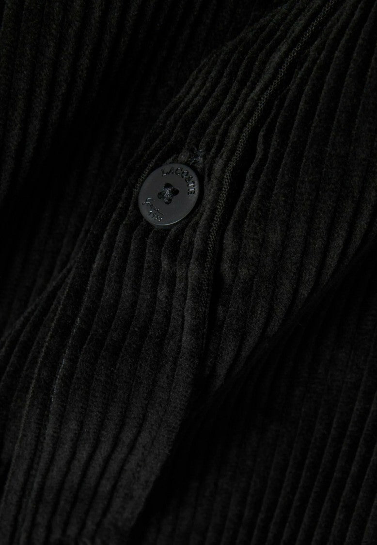 Lacoste 37/50 Black Corduroy Shirt