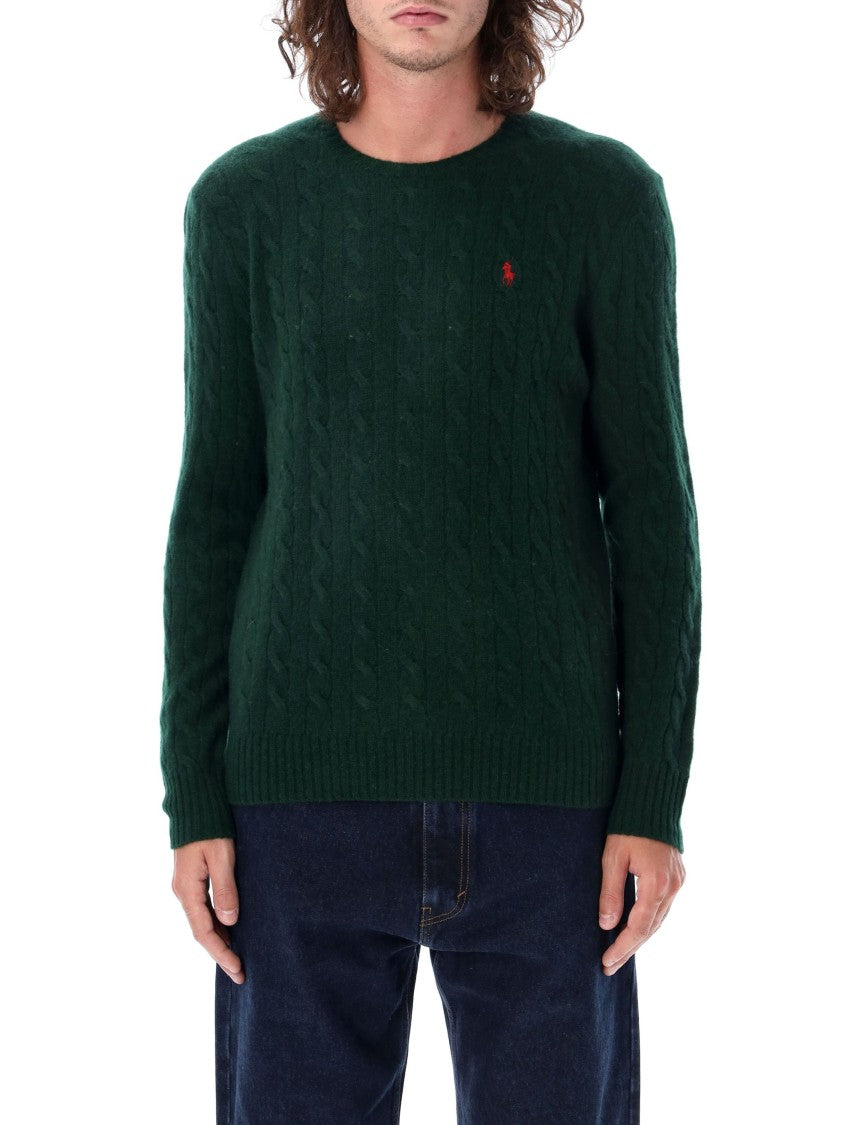 Polo Ralph Lauren Cable Knit Sweater With Braided Pattern