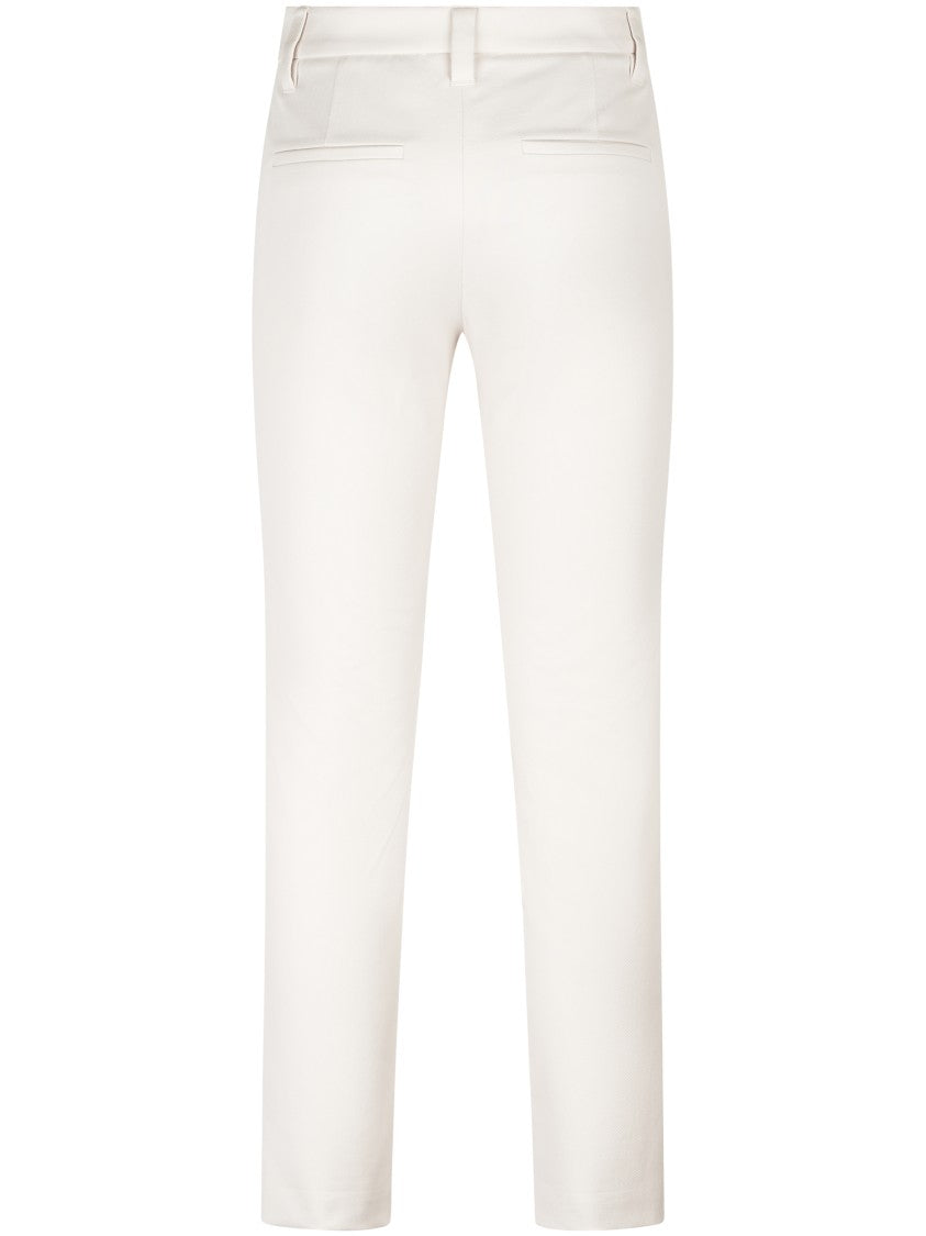 Brunello Cucinelli Cropped Tailored Trousers With Minimalist Design