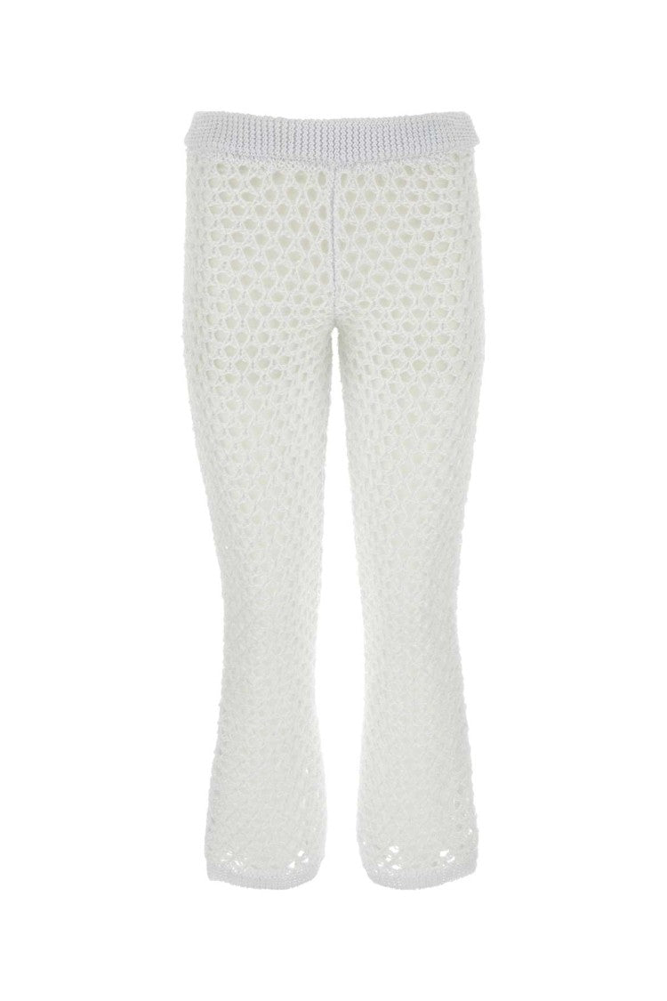 Valentino Garavani White Mesh Escape Pant