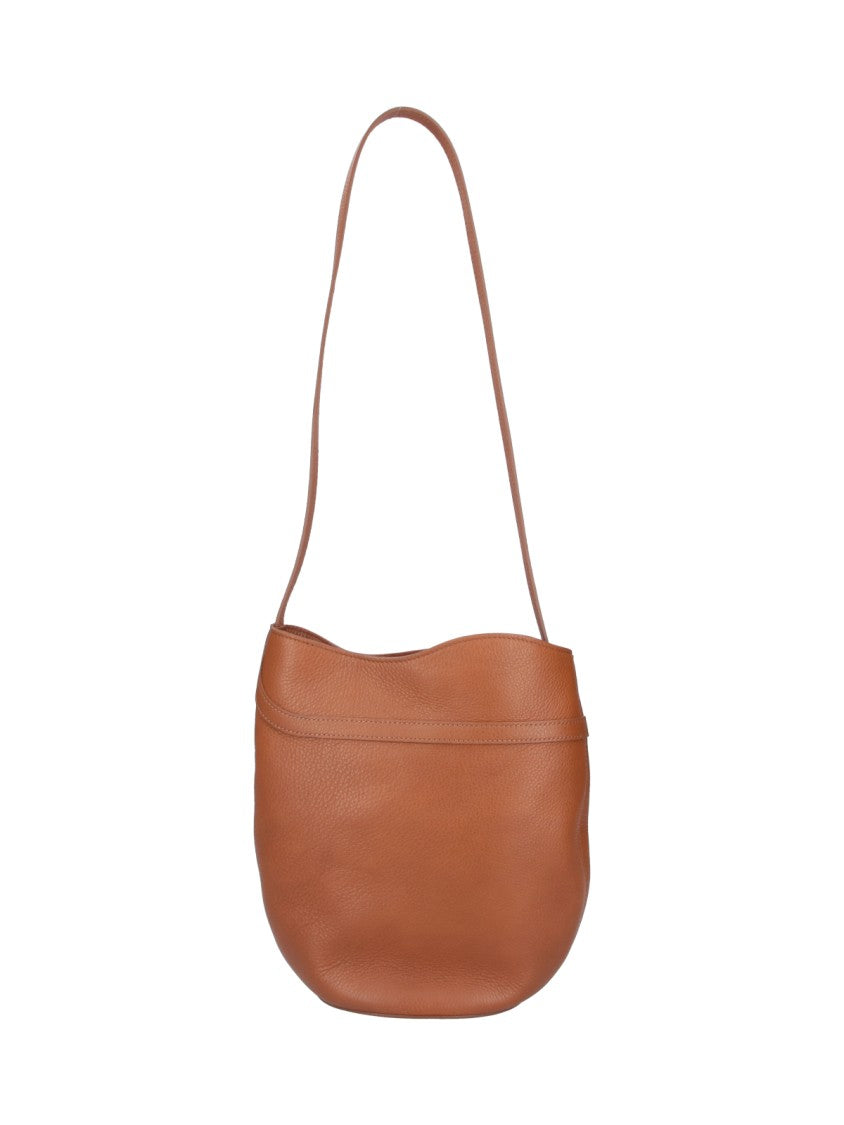 Liffner Brown Salma Suede Bucket Bag