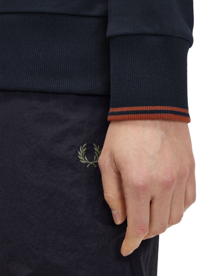 Fred Perry Felpa Premium Cotton Half-Zip Sweatshirt