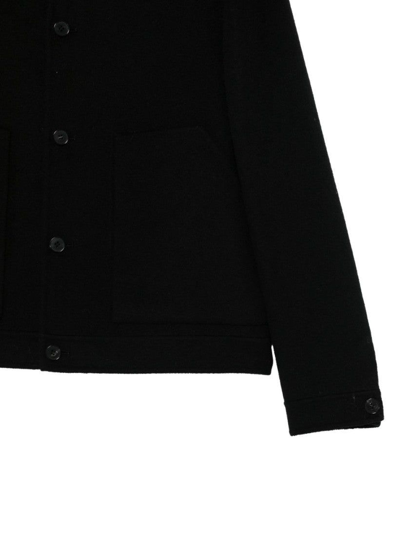Low Brand Double Wool Jacket With Patch Pockets