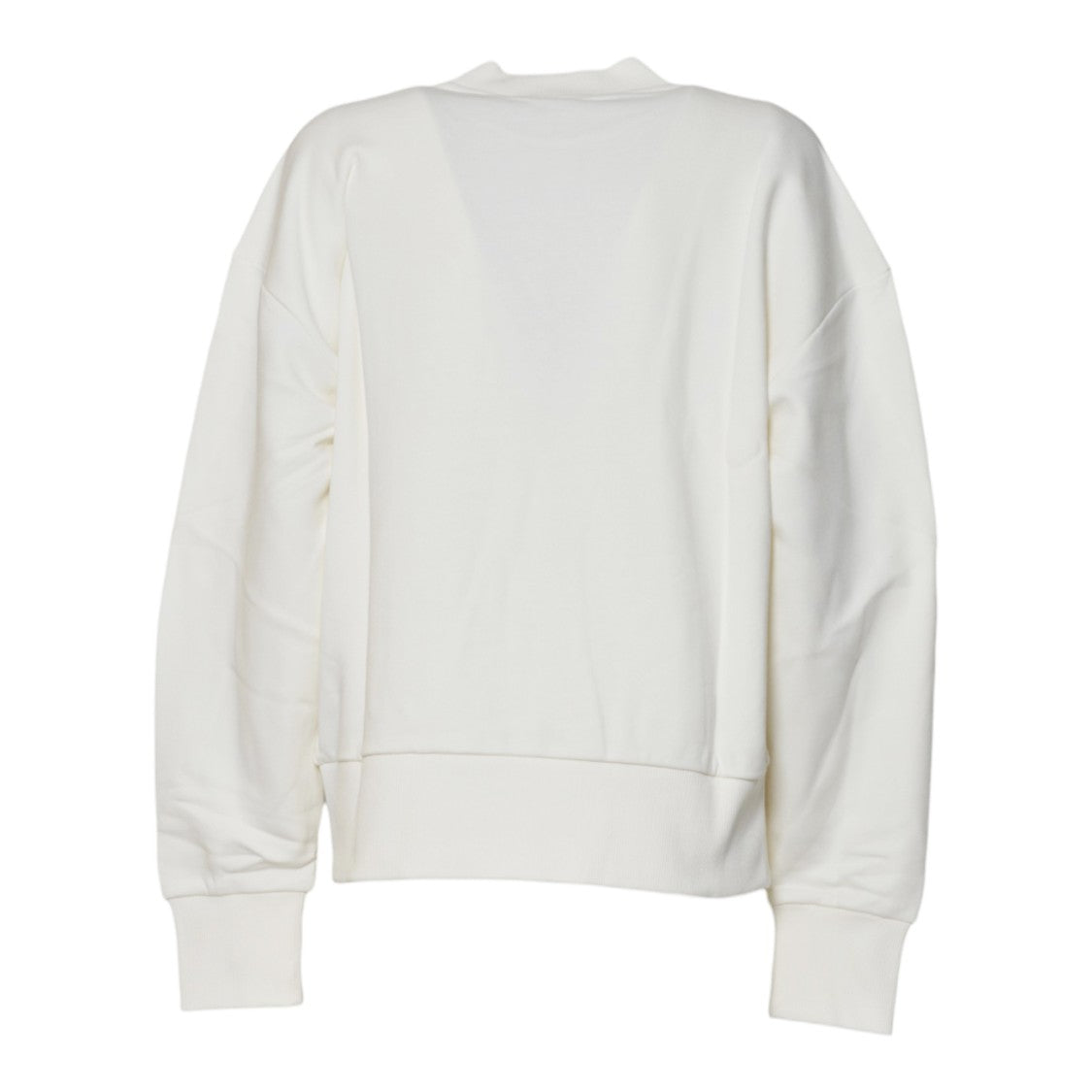 Msgm Relaxed Fit Sequin-Overlay Sweater With Logo Detail