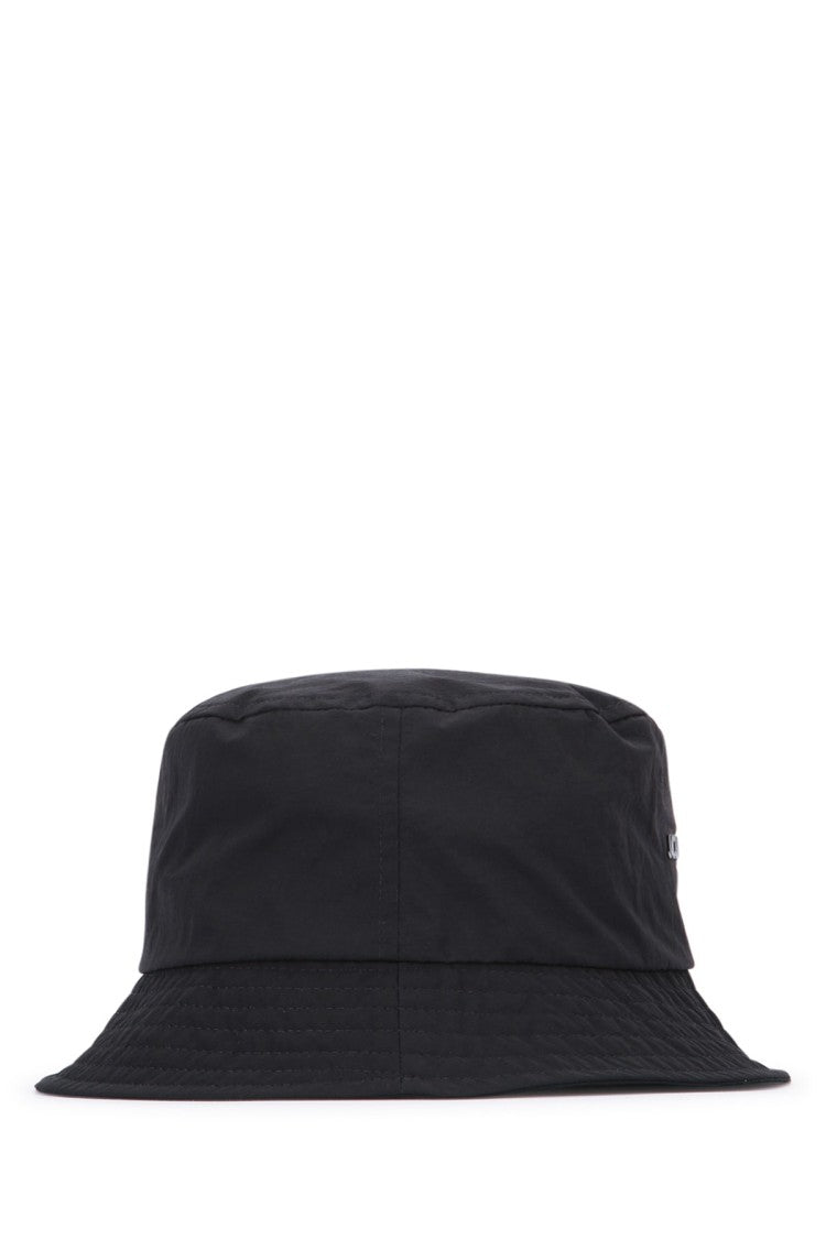 Jacquemus Structured Black Cotton Bucket Hat