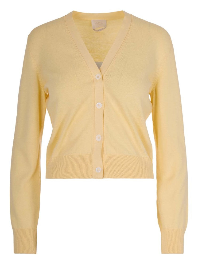 A.P.C. Lightweight Cardigan With V-Neckline