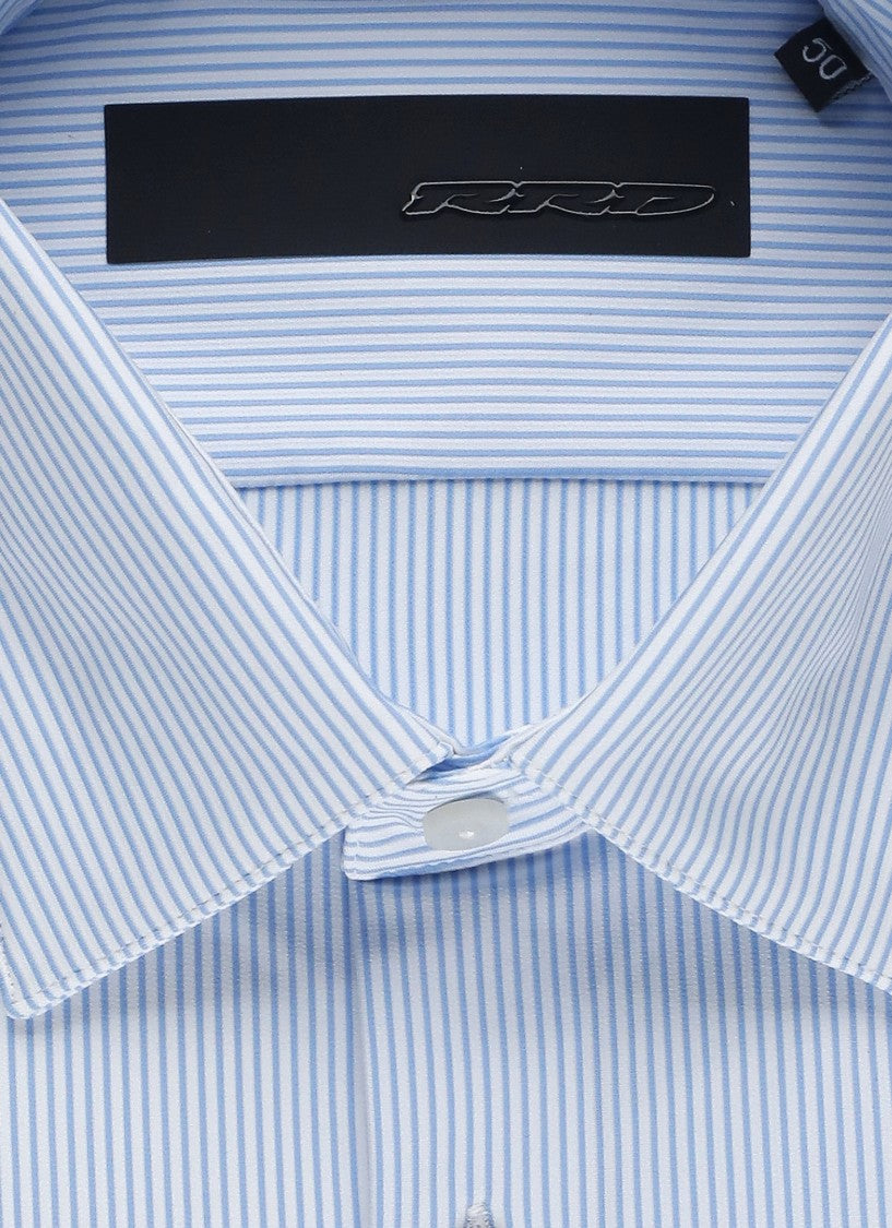 Rrd Light Blue Striped Oxford Shirt
