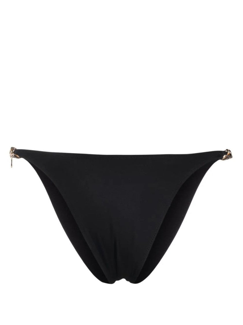 Stella Mccartney High Leg Brief With Gold-Tone Accents