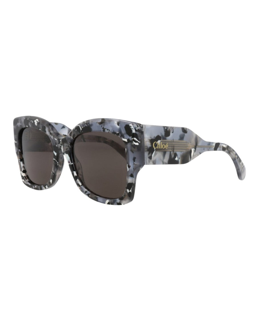 Chloé Square-Frame Recycled Acetate Sunglasses