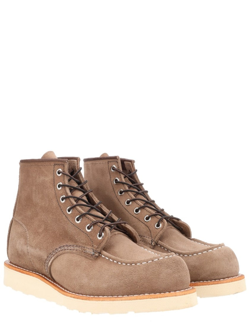 Red Wing Classic Moc Ankle-High Toe Leather Boots