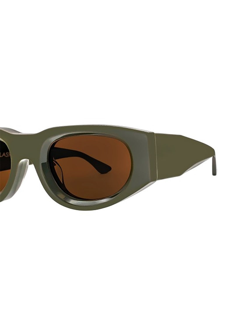 Thierry Lasry Olive Green Dopamy Sleek Sunglasses