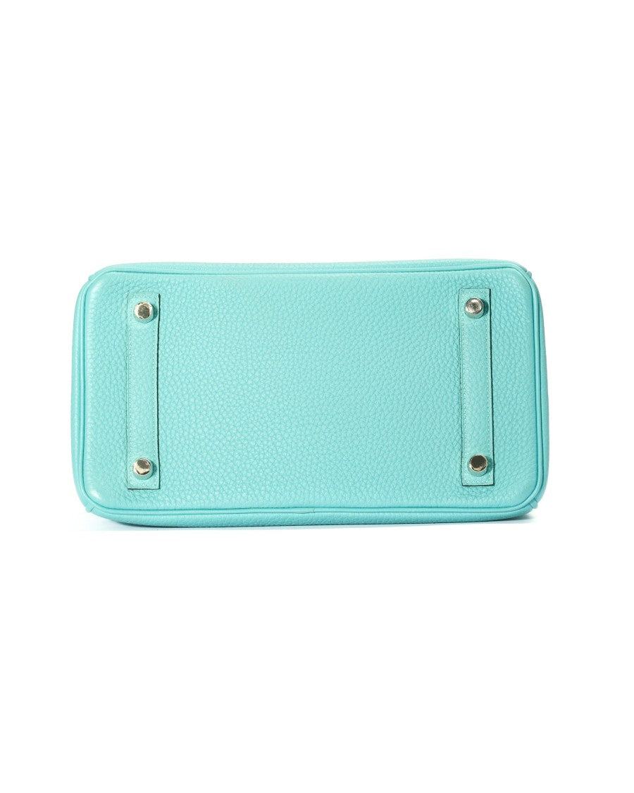 Hermès Sac Birkin 25 Togo Blue Atoll