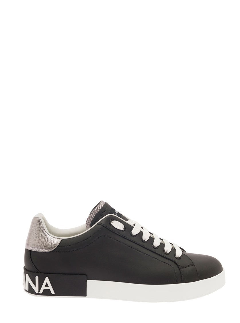 Dolce & Gabbana Portofino' Black Low Top Sneakers