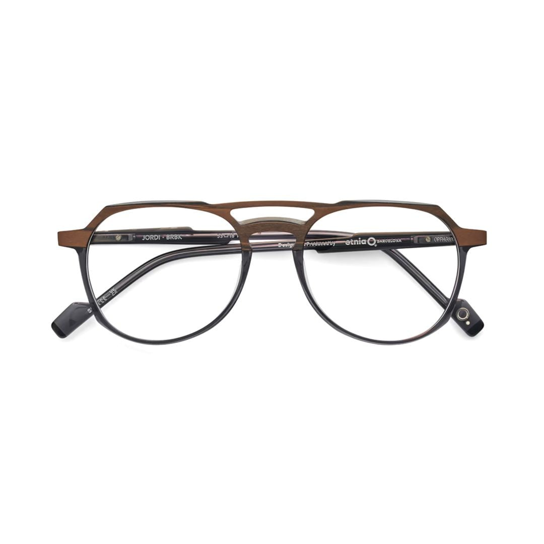 Etnia Barcelona Jordi Modern Geometric Eyeglasses With Double Bridge Design
