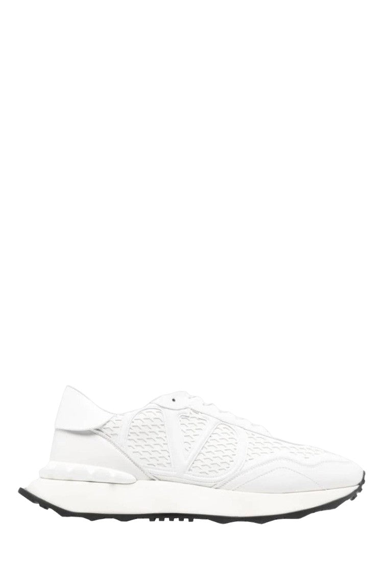 Valentino Rockstud Lace-Up Sneakers