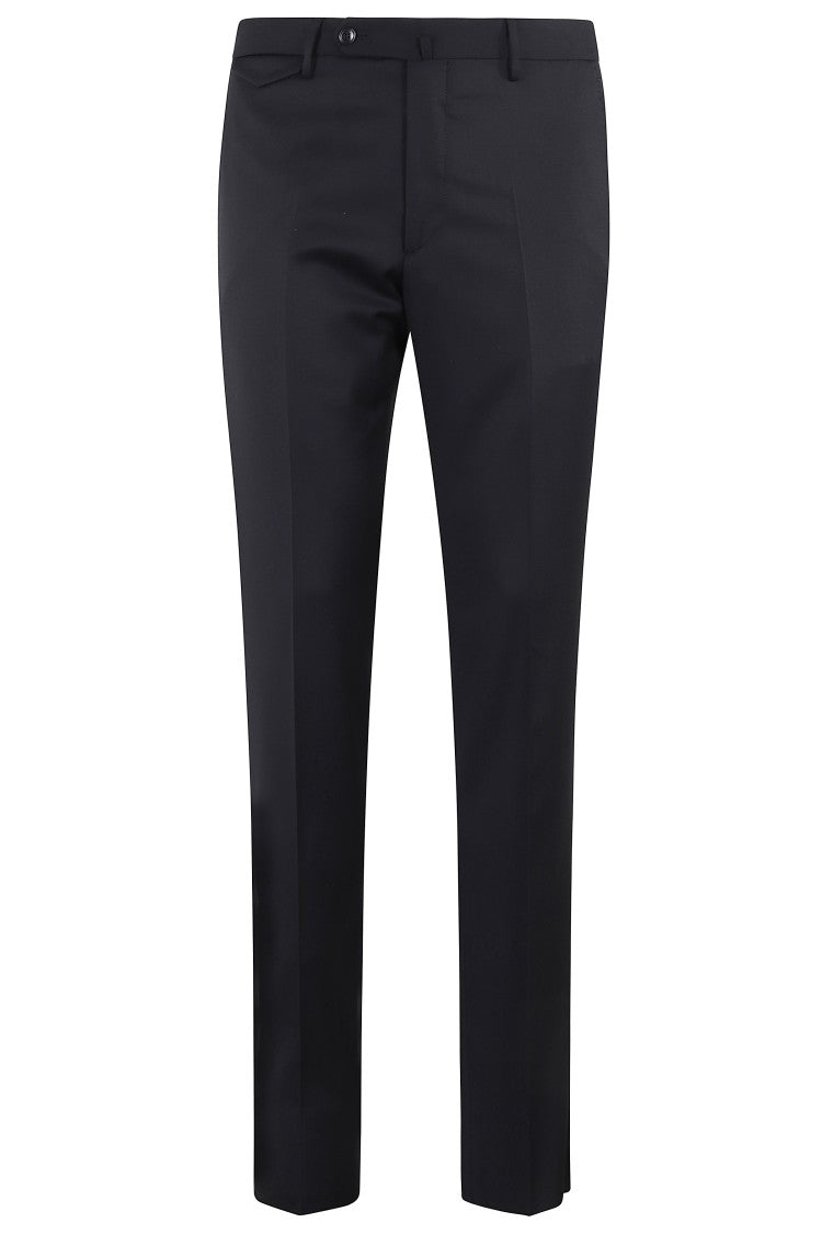 Tagliatore Tapered Tag Virgin Wool Pants