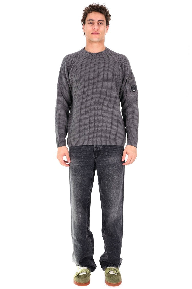 C.P. Company Chenille Cotton Crewneck Sweater