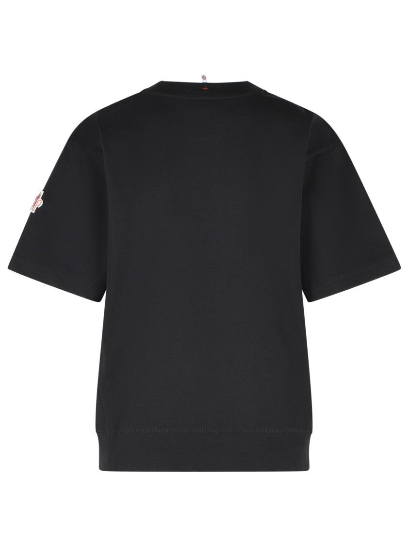 Moncler Grenoble Black Cotton T-Shirt