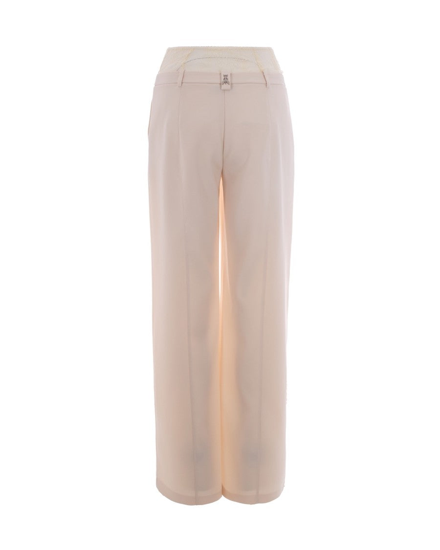 Patrizia Pepe Wide-Leg Trousers With High Waist