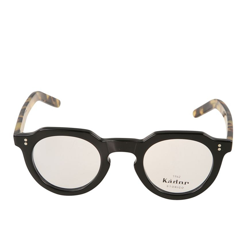 Kador Storiko Rounded Tortoiseshell-Pattern Eyeglasses With Keyhole Bridge