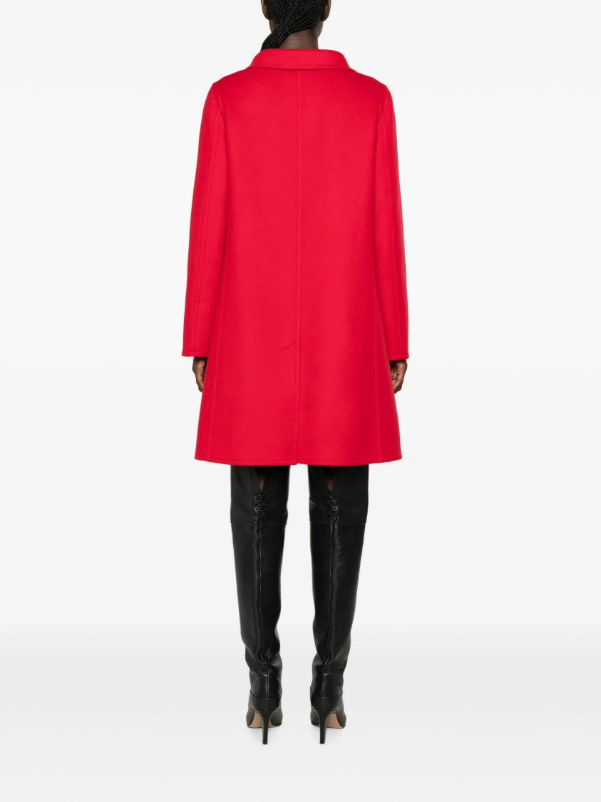 Valentino Red A-Line Coat