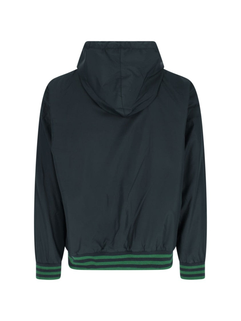 Golden Goose Reversible Zip Hoodie – Green/Blue