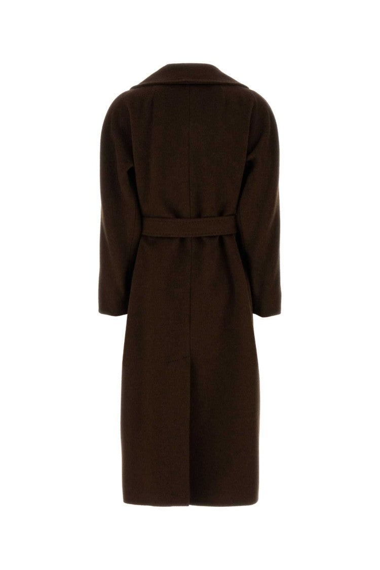 Weekend Brown Wool Blend Tempera Coat
