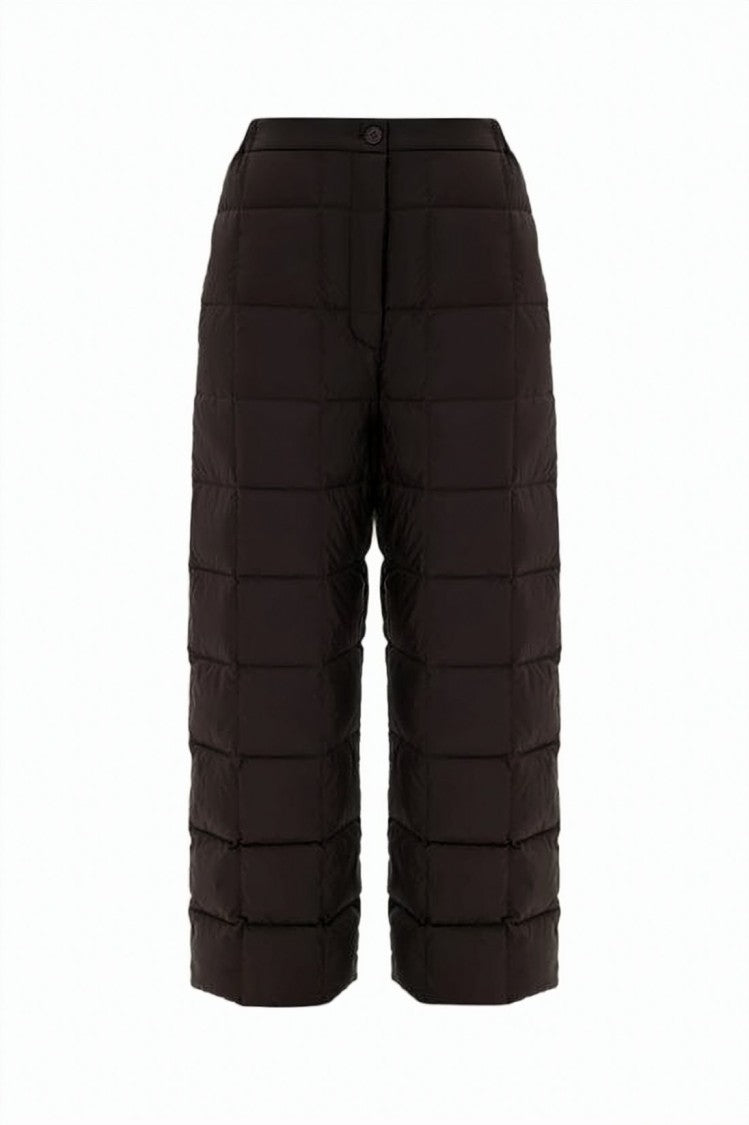 Ienki Ienki Padded Straight-Cut Pants With Quilted Design