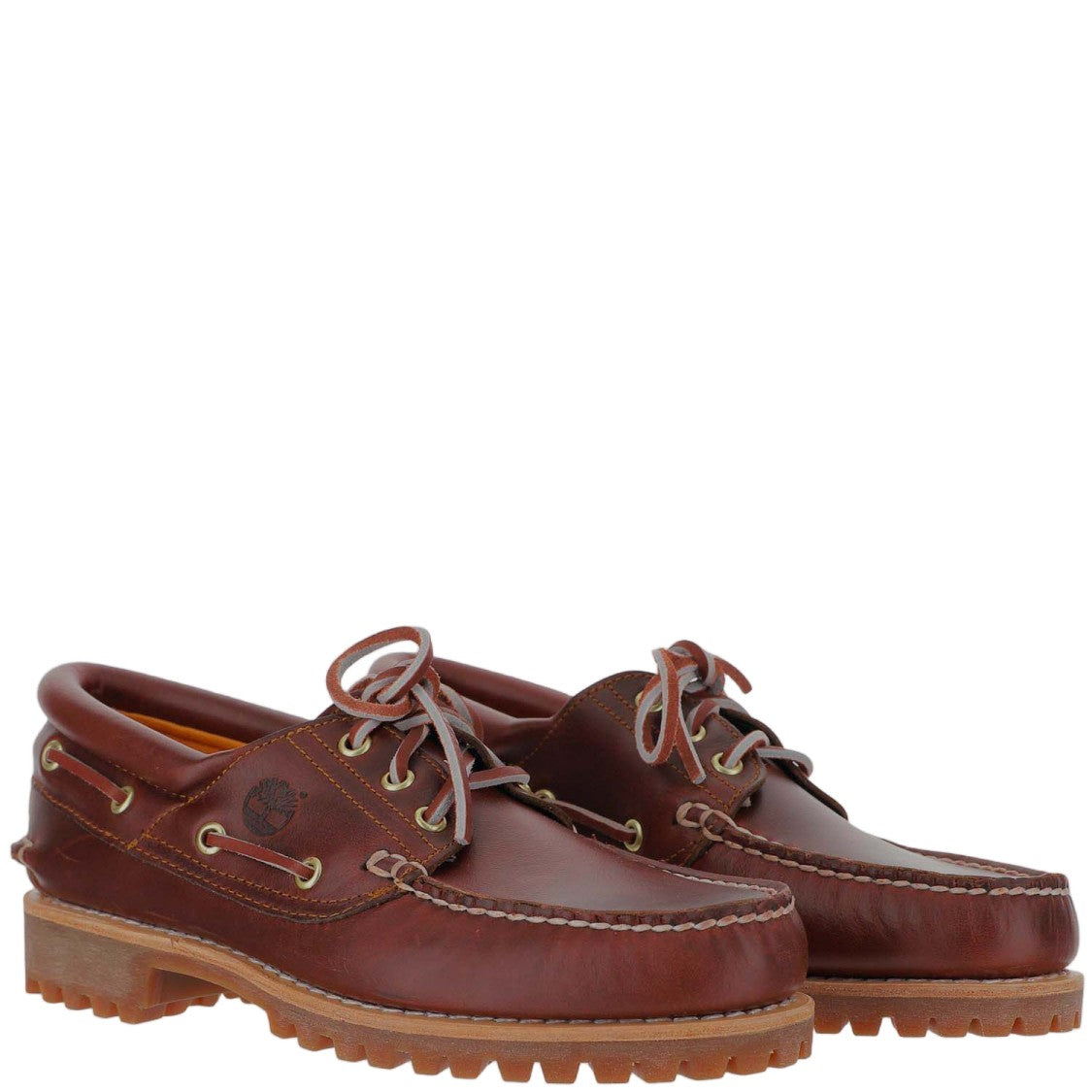 Timberland Bordeaux Laced Rubber Sole Leather Loafers